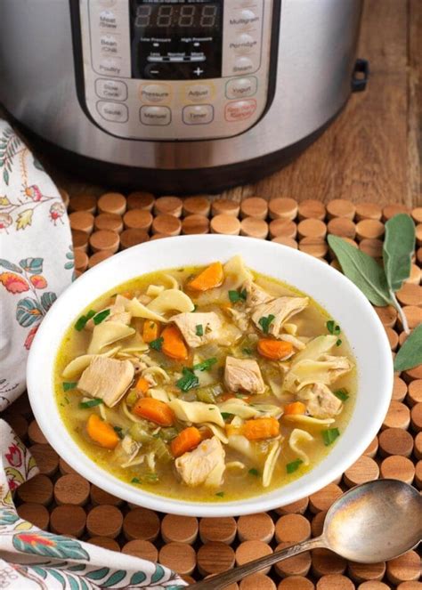 Instant Pot Turkey Soup Simply Happy Foodie