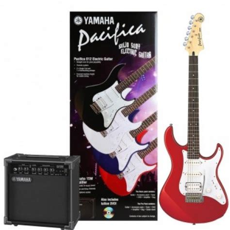 Yamaha Pacifica 012 Electric Guitar Pack Metallic Red Guitars China