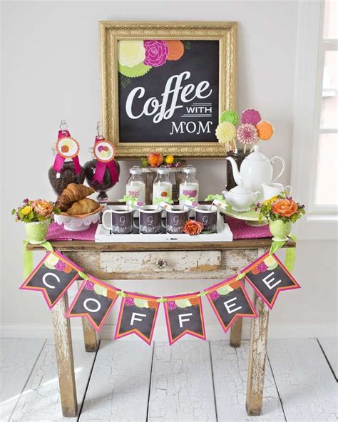 Coffee With Mom Mothers Day Party Ideas Photo 24 Of 35 Diy Mothers Day Ts Mothers