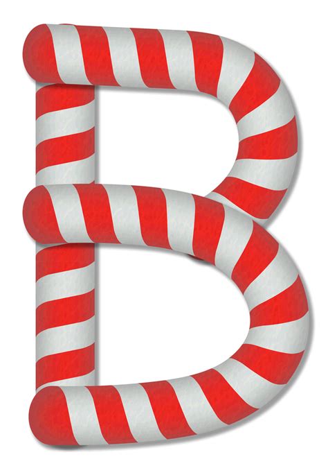 Candy Cane Stripes Christmas Alphabet Lettering Font DIY Projects Patterns Monograms