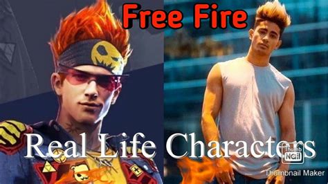 Free fire is the ultimate survival shooter game available on mobile. Free Fire Characters In Real Life😨😱😱😳 - YouTube