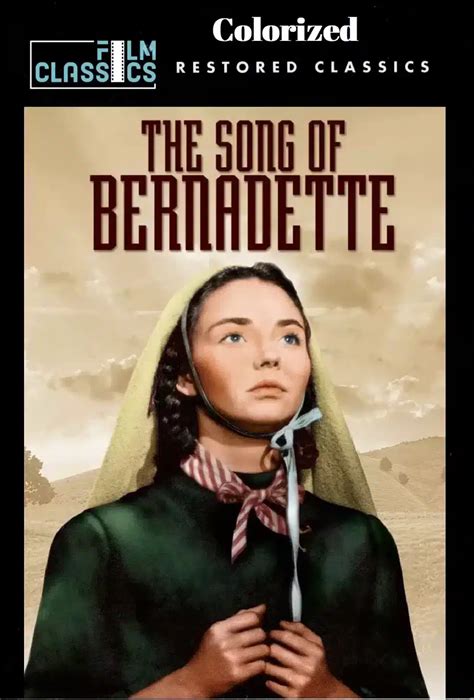 The Song Of Bernadette Colorized Jennifer Jones Dvd Film Classics