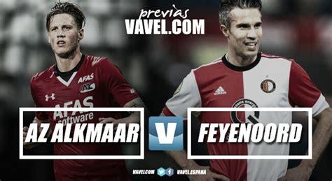 Resultaat tussen 1 en 10 minuten. Previa AZ Alkmaar vs Feyenoord: a 90 minutos de la gloria ...
