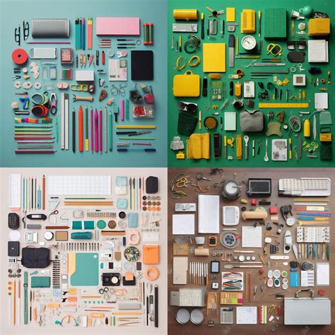 20 Beautiful Knolling Art Created With Midjourney Hongkiat