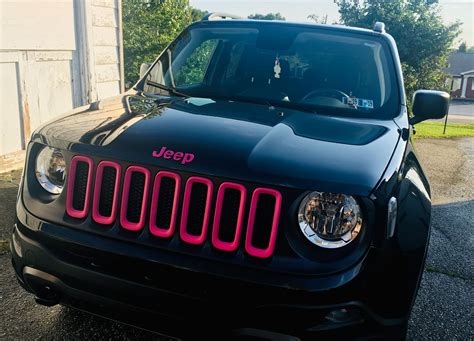 My 2018 Jeep Renegade Pinkandblack Jeeprenegade Jeep Renegade