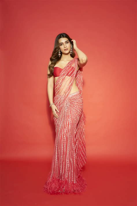 Bhediya Promotions Times Kriti Sanon Gave Us Iconic Sexy Saree Looks News18