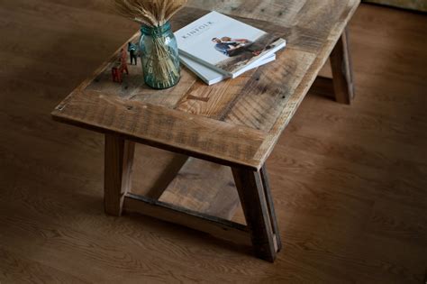Custom Reclaimed Barn Wood Coffee Table By Pine Stock