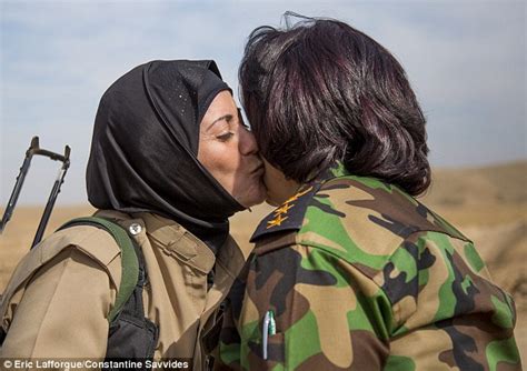isis threat to female peshmerga fighters lay down your weapons or we will marry you daily