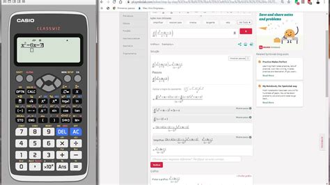 Derivada Calculadora Fx Lax Classwiz C Lculo Youtube