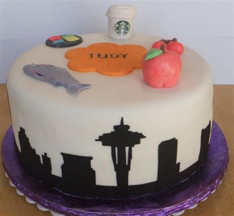 Seattle Theme Cake