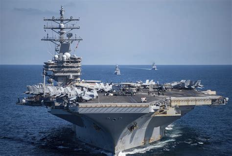 Us Carrier S Korea Warships Stage New Drills Amid Tensions Daily Sabah