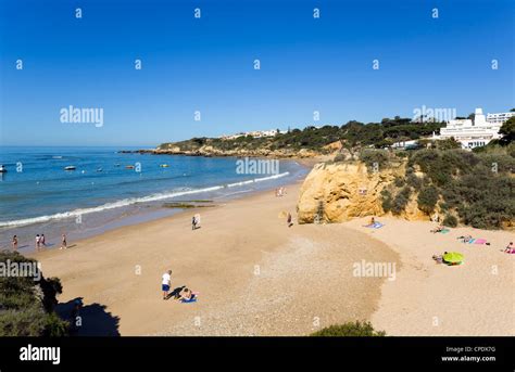 Praia Da Oura Beach Albufeira Algarve Portugal Stock Photo Alamy