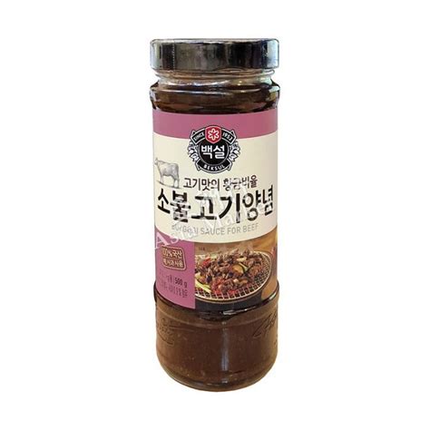 If you are just going to make some korean bulgogi or other simple dishes but not anything like stews or namul then you don't need guk ganjang. Beksul Bulgogi Sauce For Beef 500g | Bulgogi, Bulgogi ...