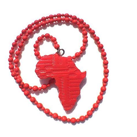 African Pride Necklace Beaded New Handmade Beads Necklace