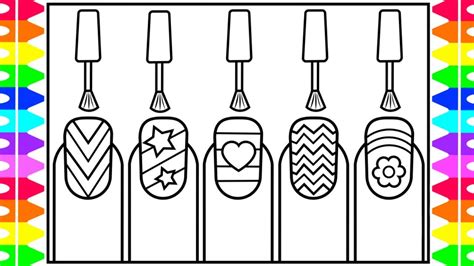 Coloring Pages Nails
