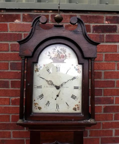 J Bancroft Scarborough Georgian Antique Oak 30 Hour Longcase Grandfather Clock £32500 Picclick Uk