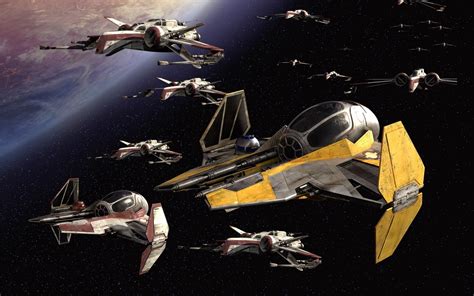 Отряд кораблей у планеты в Звездных войнах обои для рабочего стола