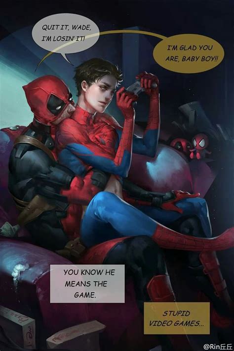 17 Best Images About Spiderypool On Pinterest Art Memes