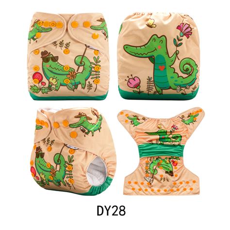 Ananbaby Newest Designs Funny Crocodile Baby Diaper Digital Position