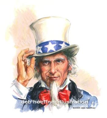 Uncle Sam Illustration In Vintage Flagg Style For Man Of The Century Magazine Cover By Deb