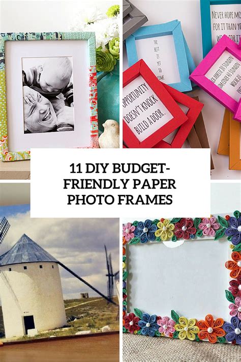 This diy photo holder we made was used to display photos at our son's first birthday party. homemade photo frames Archives - Shelterness