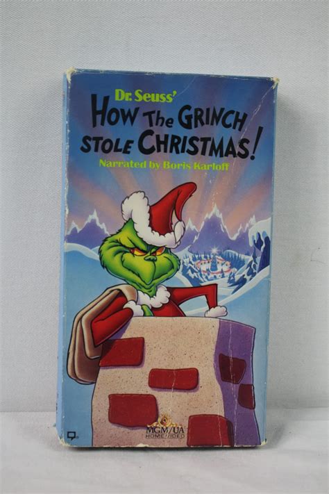 Dr Seuss How The Grinch Stole Christmas Christmas Vhs Etsy