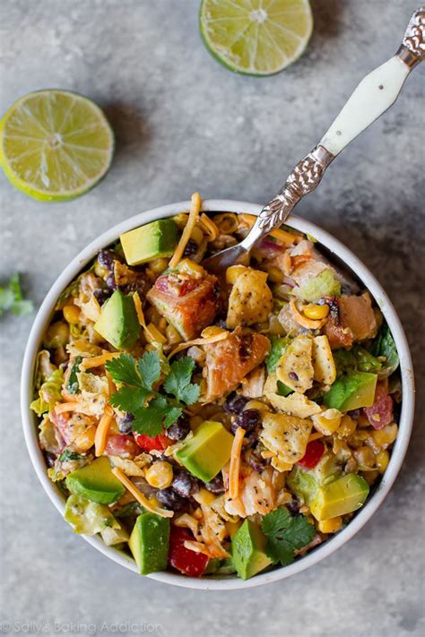 Myrecipes has 70,000+ tested recipes and videos to help you be a better cook. Southwestern Chopped Chicken Salad - Sallys Baking Addiction