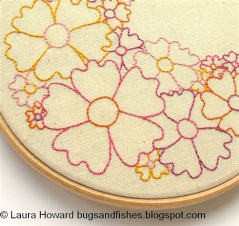 Bugs And Fishes By Lupin Flowers Free Embroidery Pattern Thread Art
