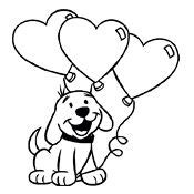 Kleurplaat hond download gratis honden kleurplaten op. Kleurplaat hond liefde ballon - Kleurplaten, Digitale ...