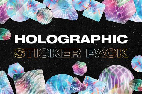Holographic Stickers Design Cuts