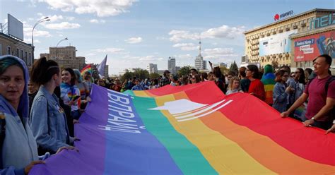 Lgbt March Attacked By Far Right Activists In Kharkiv Ukraine