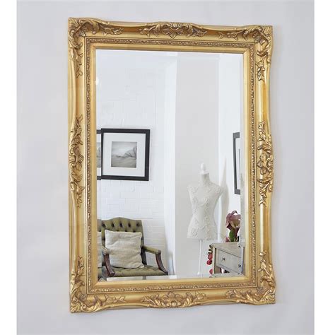 Large Classic Antique French Wall Mirror