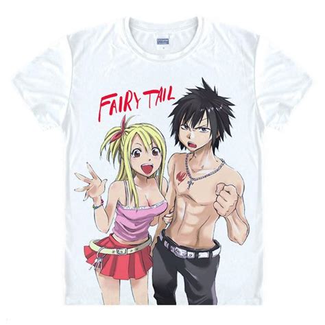 Fairy Tail T Shirts Lucy And Gray T Shirt Ipw Fairy Tail Store