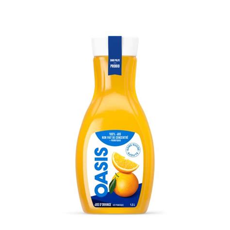 Jus Orange Nfc Avec Probiotiques Oasis A Lassonde Inc Aliments Du