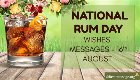 National Rum Day Wishes Messages Quotes And Greetings 16 August