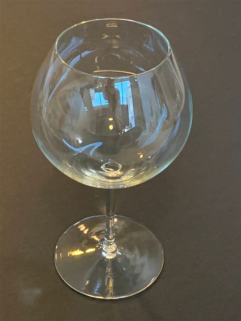 New Vintage Big Goblet Stem Glass Thick Glass Etsy