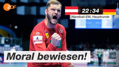 Vor spielbeginnherzlich willkommen zum 1. Österreich - Deutschland 22:34 - Highlights | Handball-EM ...