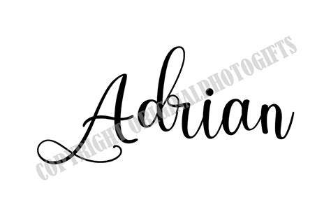 Adrian Svg Names Svg Beautiful Baby Names Svg Baby Infant Etsy