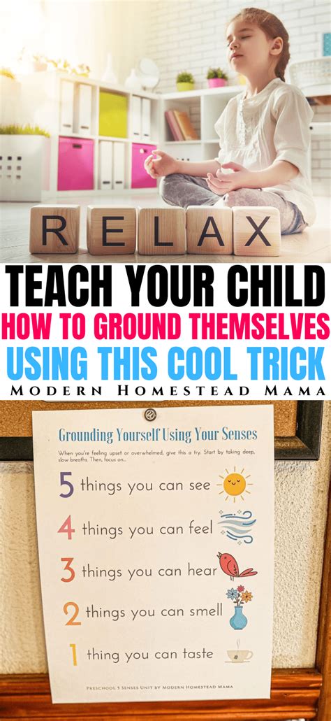 Grounding Technique For Kids Using Their 5 Senses Modern Homestead Mama