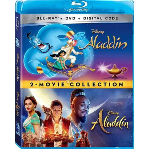 Aladdin 1992 Aladdin 2019 2 Movie Collection Blu Ray Dvd