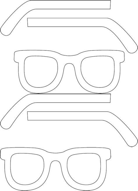 Coloring is fantastic fun and our printable coloring pages have something for everyone. Glasses Photo Prop Template | David Simchi-Levi