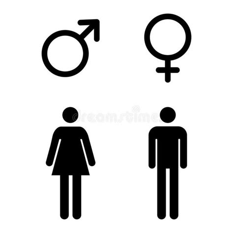 male and female icon symbol set website design vector illustration isolated on sponsored