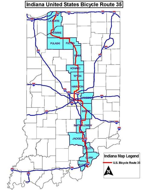 Three Us Bicycle Routes To Cross Indiana Promoting Tourism And