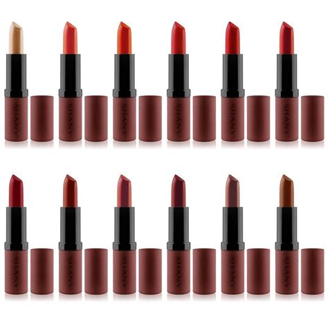 Shany Lipstick Set Of 12 Long Lasting And Moisturizing Creamy Colors