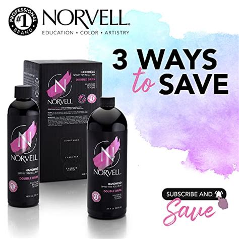 Norvell Premium Sunless Tanning Solution Double Dark 8 Floz