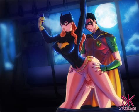 Robin X Batgirl Commission By Dkstudios05 Hentai Foundry