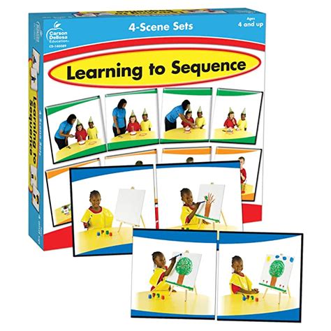 Buy Carson Dellosa Learning To Sequence 4 Scene Educational Board Game Online At Desertcart Uae