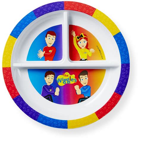 The Wiggles Kids Sectioned Plate Big W