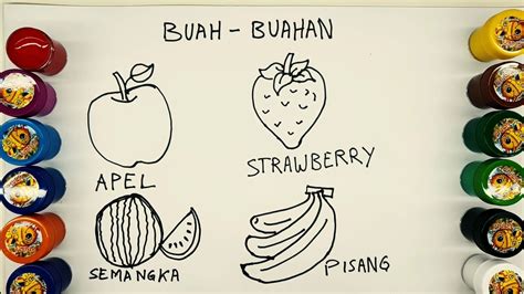 • dengan mendengarkan cerita guru tentang macammacam tarian 3. Menggambar buah | Josh Drawing 🇲🇨 - YouTube