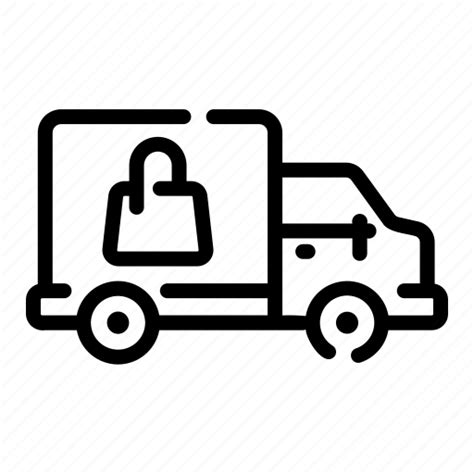 Delivery Truck Vehicle Transport Shipped Commerce Shipping Icon